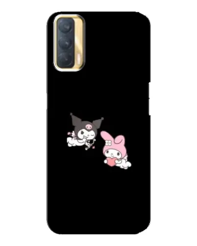 Чехол для OPPO A33 с картинкой «My Melody и Kuromi»