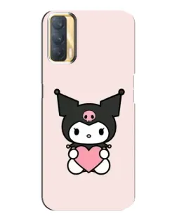 Чехол для OPPO A33 с картинкой «Kuromi и сердце»