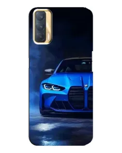 Чохол для OPPO A33 з картинкою «Блакитна BMW M4»