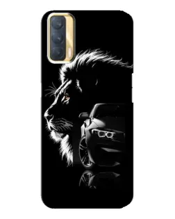 Чохол для OPPO A33 з картинкою «BMW та лев»