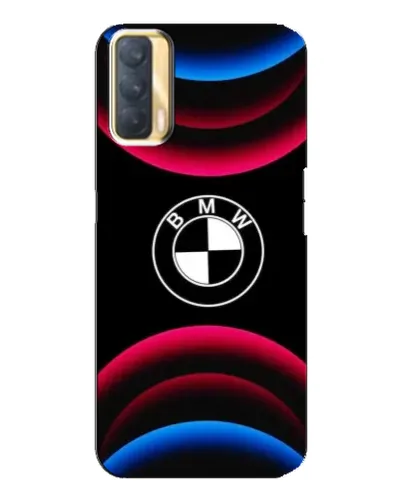 Чохол для OPPO A33 з картинкою «Логотип BMW та неонові дуги»