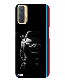 Чохол для OPPO A33 з картинкою «Силует BMW в темряві»