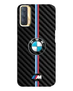 Чохол для OPPO A33 з картинкою «Емблема BMW та карбон»