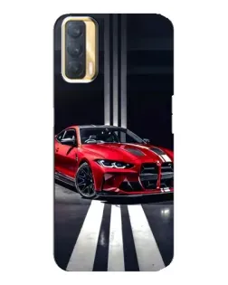 Чохол для OPPO A33 з картинкою «Червона BMW на дорозі»