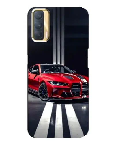 Чохол для OPPO A33 з картинкою «Червона BMW на дорозі»