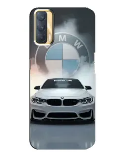 Чохол для OPPO A33 з картинкою «BMW в білому диму»