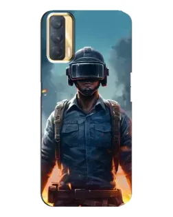 Чохол для OPPO A33 з картинкою «PUBG — реалістичний герой»