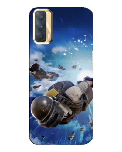 Чохол для OPPO A33 з картинкою «Десант PUBG — стрибок»