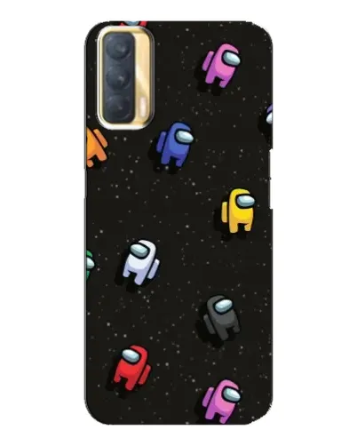 Чохол для OPPO A33 з картинкою «Космічний патерн Among Us»