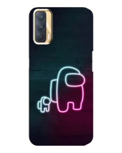 Чохол для OPPO A33 з картинкою «Among Us неон-арт»