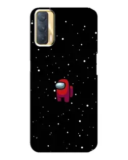 Чохол для OPPO A33 з картинкою «Червоний Among Us»