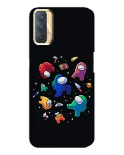 Чохол для OPPO A33 з картинкою «Among Us космос»
