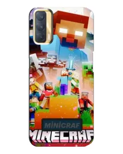 Чохол для OPPO A33 з картинкою «Minecraft герої гри» Чохол для OPPO A33 з картинкою «Minecraft герої гри»