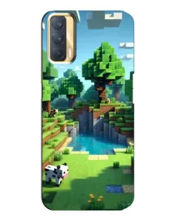 Чохол для OPPO A33 з картинкою «Minecraft літній день»