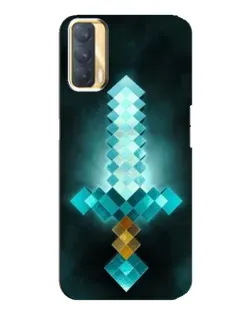 Чохол для OPPO A33 з картинкою «Алмазний меч неон»