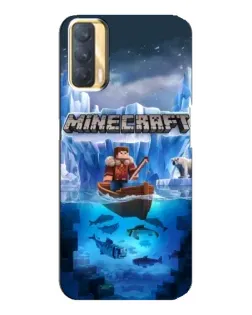 Чохол для OPPO A33 з картинкою «Minecraft льодянийсвіт»