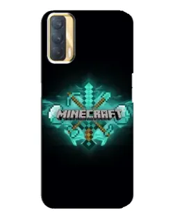 Чохол для OPPO A33 з картинкою «Minecraft Diamond лого»