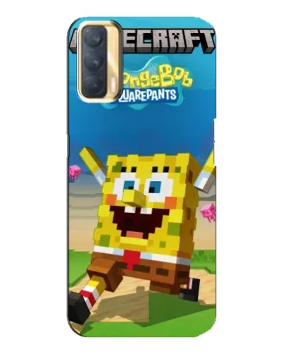 Чохол для OPPO A33 з картинкою «Губка Боб Minecraft» Чохол для OPPO A33 з картинкою «Губка Боб Minecraft»