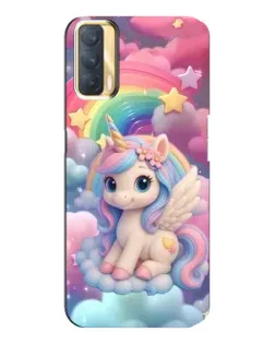 Чехол для OPPO A33 с картинкой «Маленький единорог»