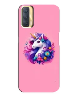 Чехол для OPPO A33 с картинкой «Сказочный единорог»