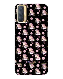 Чехол для OPPO A33 с картинкой «Magic Unicorn паттерн»