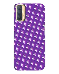 Чехол для OPPO A33 с картинкой «Единороги на фиолетовом»