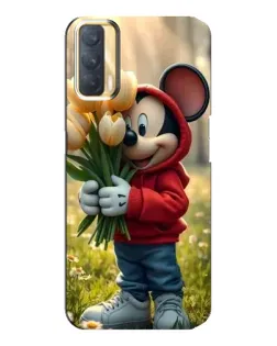 Чохол для OPPO A33 з картинкою «Міккі з тюльпанами» Чохол для OPPO A33 з картинкою «Міккі з тюльпанами»