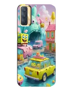 Чехол для OPPO A33 с картинкой «Монстр-трак приключения»
