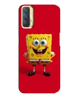 Чехол для OPPO A33 с картинкой «Спанч Боб на красном» Чехол для OPPO A33 с картинкой «Спанч Боб на красном»