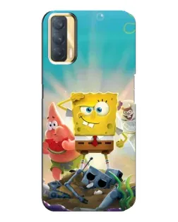 Чехол для OPPO A33 с картинкой «Спанч Боб победитель» Чехол для OPPO A33 с картинкой «Спанч Боб победитель»