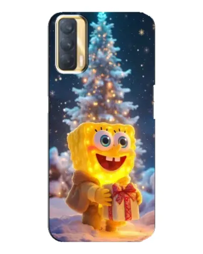 Чехол для OPPO A33 с картинкой «Рождественский Спанч Боб» Чехол для OPPO A33 с картинкой «Рождественский Спанч Боб»
