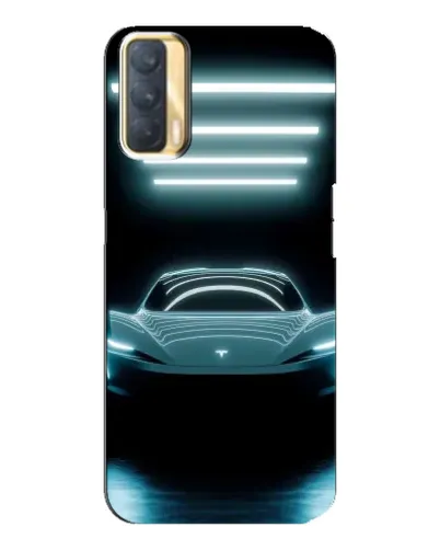Чохол для OPPO A33 з картинкою «Tesla в неоні»