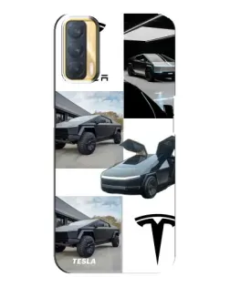 Чохол для OPPO A33 з картинкою «Колаж Cybertruck Tesla» Чохол для OPPO A33 з картинкою «Колаж Cybertruck Tesla»