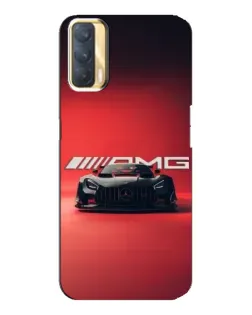 Чохол для OPPO A33 з картинкою «Mercedes AMG — червона лінія»