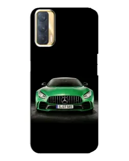 Чохол для OPPO A33 з картинкою «Mercedes — неоновий лого»