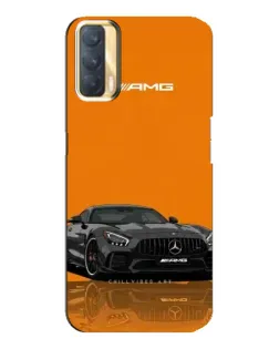 Чохол для OPPO A33 з картинкою «Помаранчевий Mercedes AMG»
