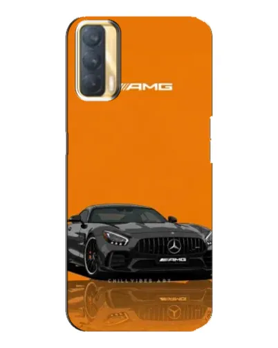 Чохол для OPPO A33 з картинкою «Помаранчевий Mercedes AMG»