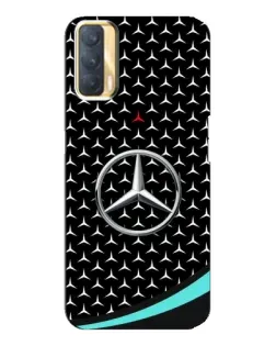 Чохол для OPPO A33 з картинкою «Mercedes — бірюзовий акцент»