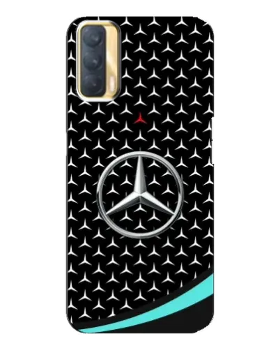 Чохол для OPPO A33 з картинкою «Mercedes — бірюзовий акцент»