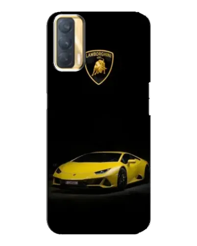 Чохол для OPPO A33 з картинкою «Lamborghini жовтий акцент»