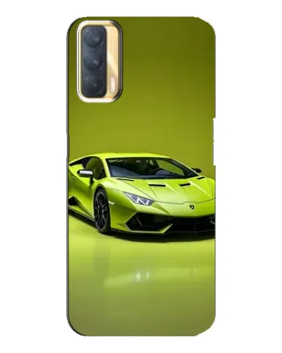 Чохол для OPPO A33 з картинкою «Салатовий Lamborghini Huracan»