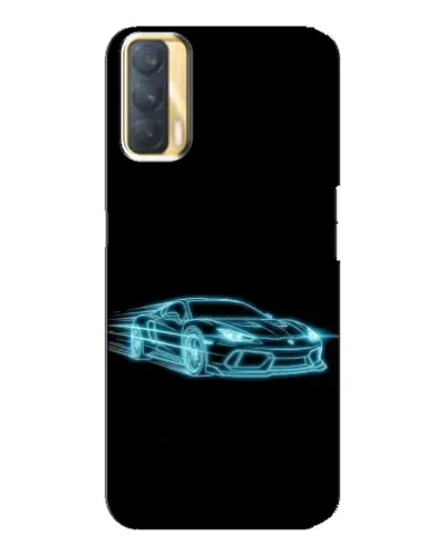 Чохол для OPPO A33 з картинкою «Неоновий контур Lamborghini»