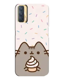 Чехол для OPPO A33 с картинкой «Пушин с кексом»