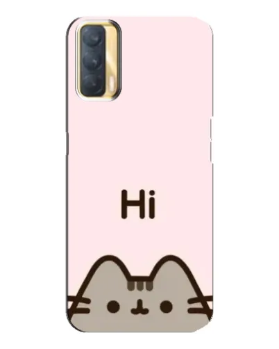 Чехол для OPPO A33 с картинкой «Пушин говорит Hi»