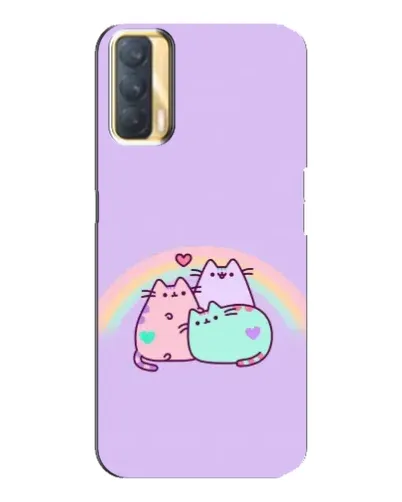 Чехол для OPPO A33 с картинкой «Радужные Пушины»