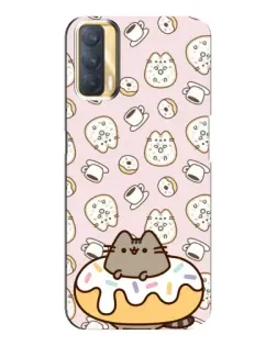 Чехол для OPPO A33 с картинкой «Пушин на пончике»