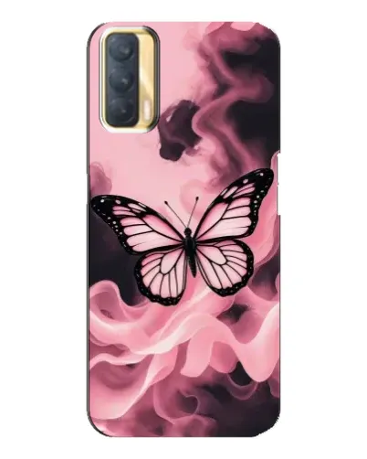 Чехол для OPPO A33 с картинкой «Бабочка в дыму» Чехол для OPPO A33 с картинкой «Бабочка в дыму»