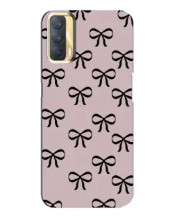 Чехол для OPPO A33 с картинкой «Черные бантики» Чехол для OPPO A33 с картинкой «Черные бантики»