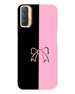 Чехол для OPPO A33 с картинкой «Половинки банта» Чехол для OPPO A33 с картинкой «Половинки банта»