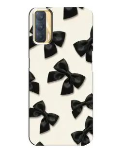 Чехол для OPPO A33 с картинкой «Черные бантики» Чехол для OPPO A33 с картинкой «Черные бантики»